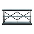 thumbnail image 3 of Furniture of America Laem 2-Shelf Console Table, Antique Blue, 3 of 5