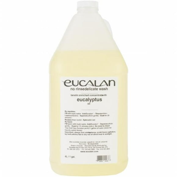 Eucalan 45438 Eucalan Fin Tissu Lavable 1gal-Eucalyptus