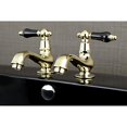 thumbnail image 2 of Kingston Brass KS1102PKL Robinet de Lavabo avec Poignée Croisée, PB, 2 of 3