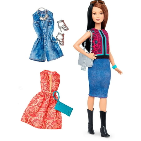 Barbie Pretty in Paisley Fashionista Gift Set - Walmart.com