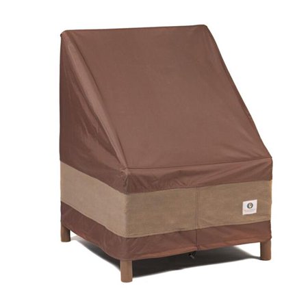 Duck Covers 36 in. Duck Covers Ultimate Patio Chair Cover - Mocha Cappuccino