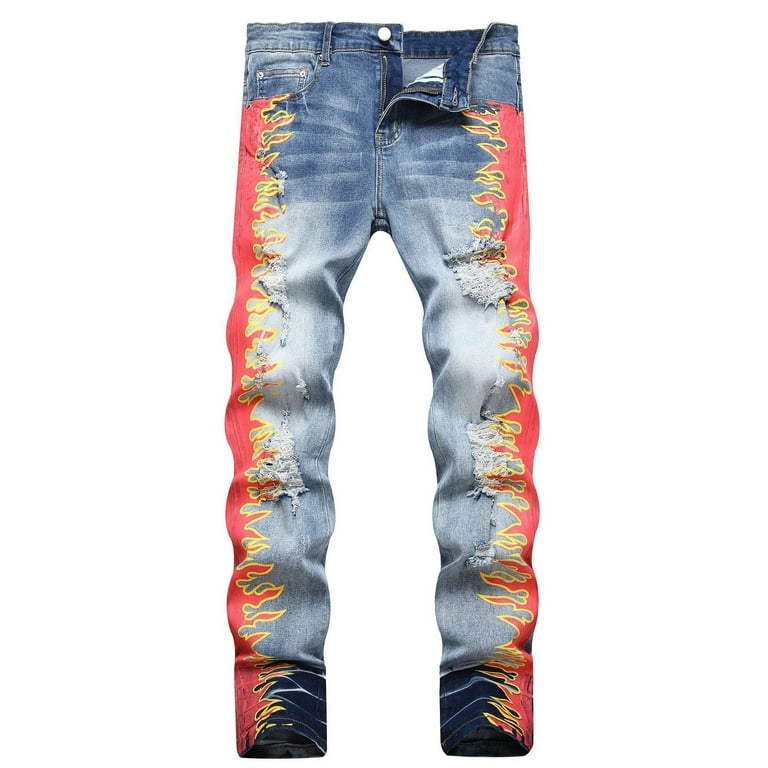 Amiri skinny fit rabbit print jeans for deals men size 36