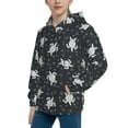 thumbnail image 2 of Sikiie Turtle Youth Hoodie Sweatshirt Pullover Hooded Classic Casual Essentials Hoodiefor Boys Girls Kids -Small, 2 of 6