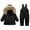 Black, variant on Tarmeek Toddler SnowSuit Baby Boys Girls 2-piece Insulated Ski Jacket and Snow Bib Heavyweight Skisuit Jackets Snow Suit Winter Warm Outdoor Coats Snow Pants and Jackets Bib Snowsuit Set 1-5T