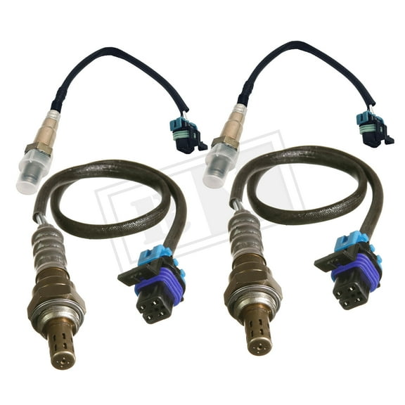 Ruiya 4PCS Upstream & Downstream For 2013 2014 2015 Chevrolet Camaro Manual Trans O2 Oxygen Sensor