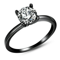 Envy Solitaire 1.25 Ct Engagement Ring for Women Promise Ring for Her Cubic Zirconia Sterling Silver Ginger Lyne
