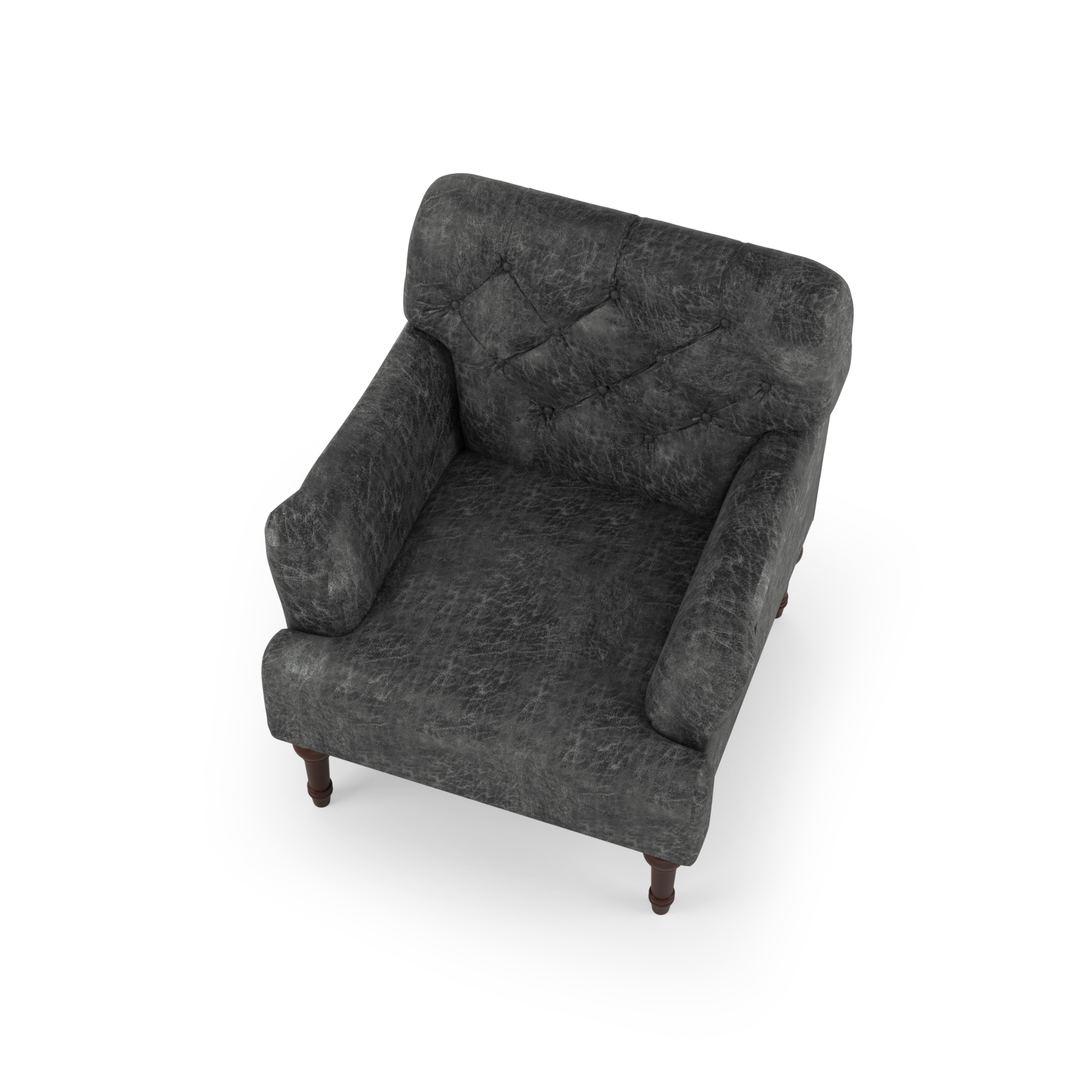 Furniture of America Lanis Traditional Indoor Tufted Lounge Armchairs & Accent Chairs, Gray