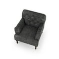thumbnail image 3 of Furniture of America Lanis Traditional Indoor Tufted Lounge Armchairs & Accent Chairs, Gray, 3 of 5