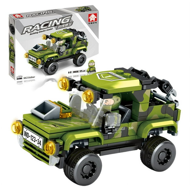 Racing Building Blocks Kit, Building Blocks Robot Toy, Teen Sports Car Model Gift-week