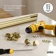 thumbnail image 3 of Umbra Cappa Expandable Single Curtain Rod 66-120", 3 of 10