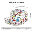 thumbnail image 6 of Fotbe Summer Flat Bill Visor Cap Classic Snapback Hat Polyester Foam Trucker Hat Trucker Cap Adjustable Baseball Cap, 6 of 9