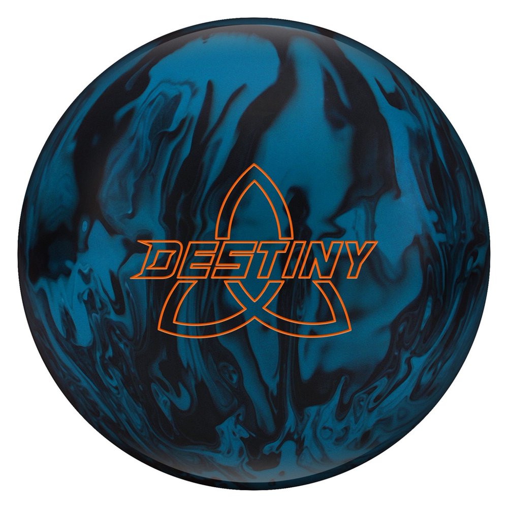 Ebonite Destiny Solid Bowling Ball Blue/Black 16lbs