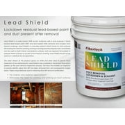 Fiberlock Lead Shield Post Removal Lockdown, Clear, 5 Gallon