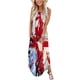 thumbnail image 1 of WILLBEST Vestidos de Verano 2025, Vestido Largo Informal Suelto para Mujer, sin Mangas, con Abertura, Vestido Maxi de Verano para Playa con Bolsillos Grande​​, 1 of 3