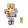 thumbnail image 3 of Figura de acción MATTEL Minecraft Vanilla Cofre de batalla con armadura metálica completa, 3 of 3