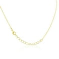 thumbnail image 3 of SuperJeweler K Initial Necklace for Women, Gold Hearts, Free 17" Cable Chain, 3 of 4