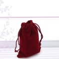 thumbnail image 3 of MasteelfCA 10pcs 7*9cm Drawstring Wedding Favor Gift Bags Candy Bag Jewelry Pouch (Wine Red), 3 of 7
