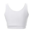 thumbnail image 5 of adviicd Bikini Tops for Women Large Bust Only Push Up Swim Top Bra Swimsuit Tops Padded Bathing Suit Top (White,XXL), 5 of 5