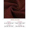 thumbnail image 5 of DARING DIVA Women's Cropped Blazer Button Front in Tweed Fabric XL Wine Red, 5 of 6