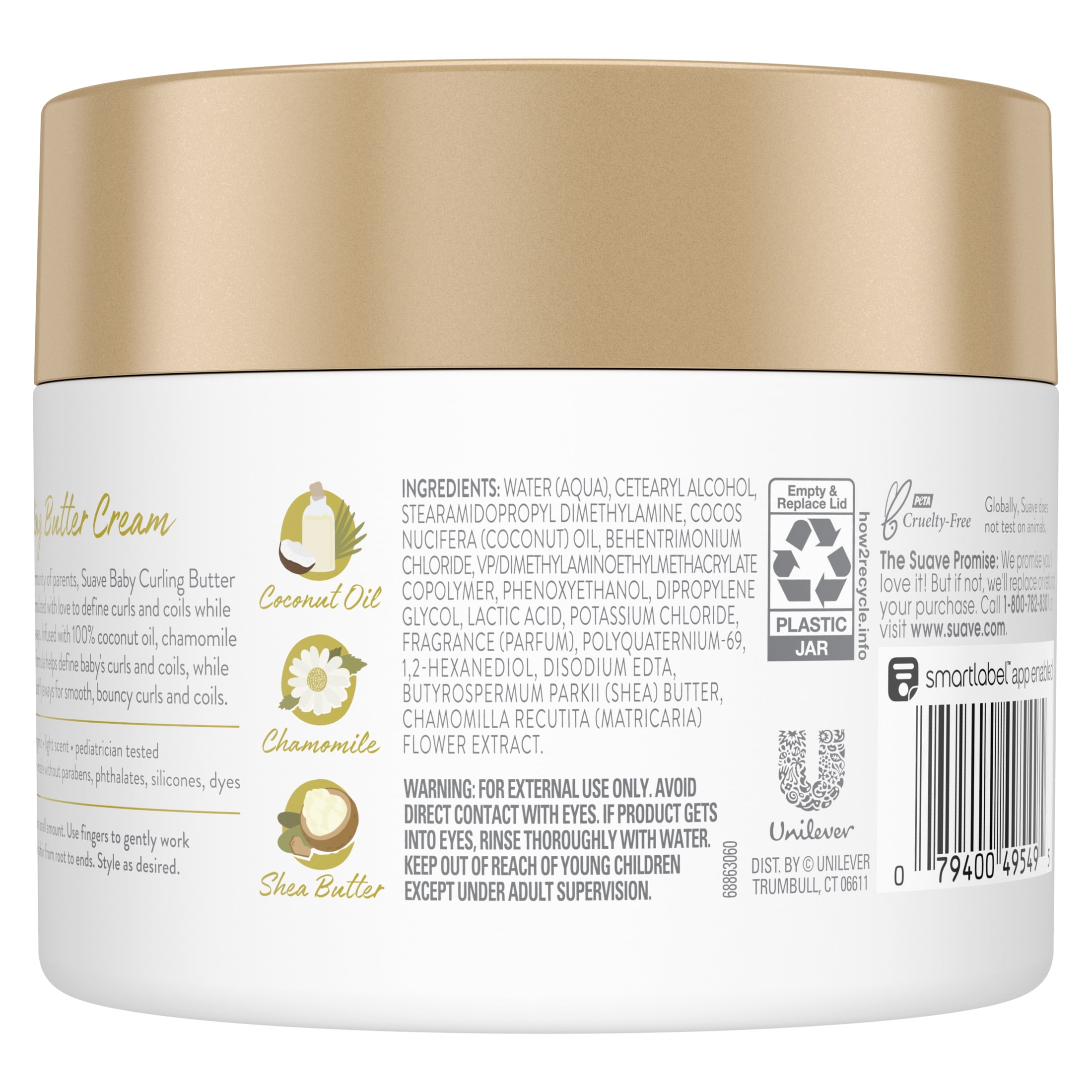 Suave Baby Curling Butter Cream Jar, 7.5 oz
