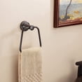 thumbnail image 2 of WOLIBEER Bronze Towel Ring, Oil Rubbed Hand Towel Holder Rustic Bathroom Towel Hanger, 2 of 8