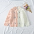 thumbnail image 5 of Esaierr Kids Baby Girls Cardigan Sweaters Hand-Embroidered Small Flowers Button Tops Outwear for 12M-6Y Spring Autumn Coat Jacket, 5 of 6