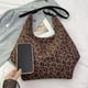 thumbnail image 4 of Bolso Hombro Gamuza para Mujer Mano Con Leopardo Hobo El (café), 4 of 8