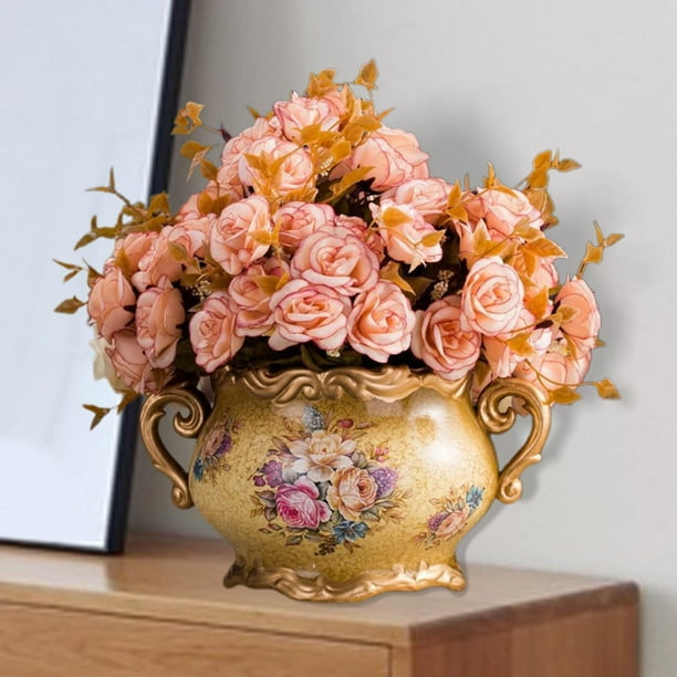 Jarrones de flores secas, jarrón de cerámica, decoración de , decoración de arreglos florales, accesorios de tiro, de San Macarena florero decorativo