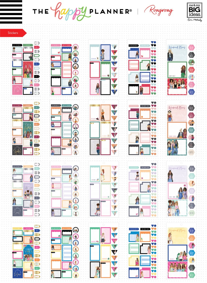 MAMBI HP Rongrong Sticker Book Seasonal Functional
