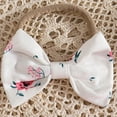 thumbnail image 6 of mgoYE Newborn Baby Girl Summer Clothes Short Sleeve Bubble Romper Bow Shorts Jumpsuit Infant Outfit 0 3 6 9 12 18 Months(Pink,6-9 Months), 6 of 8