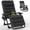 Black, variant on PNKKODW Zero Gravity Chair with Upgraded Alloy Steel Lock Removable Cushion Cup Holder, 440lbs Capcity Folding Patio Recline Lawn Chair for Indoor/Outdoor Use,Black