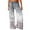 Gray, variant on Idoravan Women's Plus Size Pants Clearance Women Casual Loose Gradient Tie-dye Printed Yoga Sport Long Pnats Wide Leg Pants