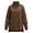 Brown, variant on Women's Turtleneck Oversized Sweatshirt, Long Sleeve Fall Winter Casual Sweatshirt with Chest Pocket and Side Slit, Women's ,Size S-2XL