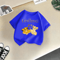 thumbnail image 3 of Camiseta de algodón deportiva informal con estampado de El Rey León de Disney para verano, para bebés, niños y niñas, camiseta de algodón con cuello redondo para exteriores, 3 of 5