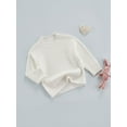 thumbnail image 3 of Wassery Kid Girl Boy Knit Sweater Newborn Long Sleeve Knitted Sweater Toddler Baby Fall Winter Loose Fit Pullover Sweater for Boys Girls, 3 of 9