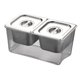 thumbnail image 3 of Organizador de contenedores para condimentos refrigerados Contenedores para condimentos Condimentos 2 compartimentos, 3 of 9