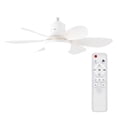 thumbnail image 4 of Modern White Ceiling Fan with Lights and Remote - 42" Dimmable LED, 3-Speed, Noiseless, Reversible Blades for Indoor/Outdoor Bedroom Living Room, 4 of 7