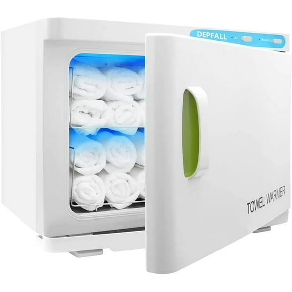 Vkahaak 23L Towel Warmer Cabinet, 2-in-1 Spa Towel Warmer, White