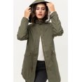 thumbnail image 1 of Love Tree Talla Grande/L Chamarra Ligera Capucha Anorak Parka Semi Impermeable color Olivo Love Tree J8026GOLIV, 1 of 3