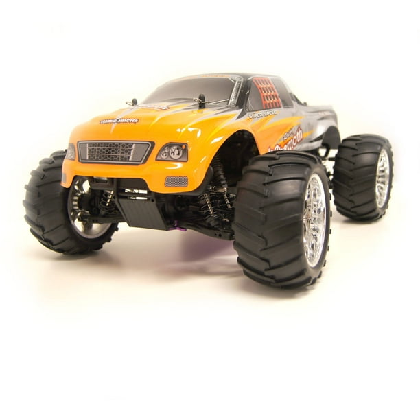 1 10 Scale Rcc1081orange R C Gas Powered 4wd Off Road Truck Walmart Com Walmart Com