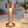 thumbnail image 1 of Rechargeable Led Table Lamp Touch Sensor Desk Light Bedroom Restaurant Bar Decor, Rose Gold ,Dumbbell, 1 of 1