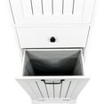 thumbnail image 4 of Noble House Eira 70.9" Laundry Cabinet, Drawer and Shelf, Pull-Out Hamper with Removable Bags, Slim Tower, White, 4 of 12
