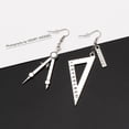 thumbnail image 2 of CIYISON Sliver Earrings Spoon Fork for Triangle Ruler Earrings Birthday Gifts for Girlfr, 2 of 13
