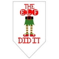 thumbnail image 6 of Christmas Pet and Dog Bandana Screen Printed, "The Elf Did It", 6 of 10