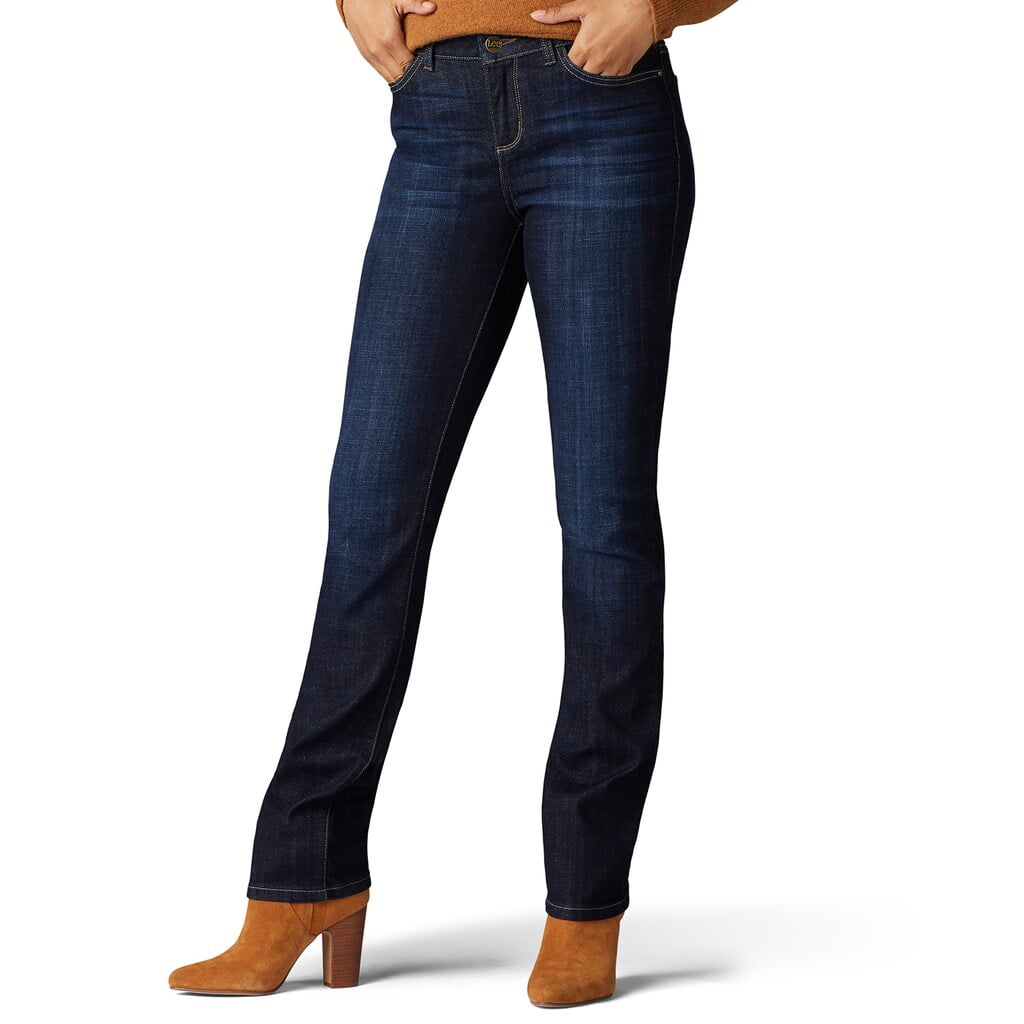 Petite Lee Regular Fit Straight Leg 