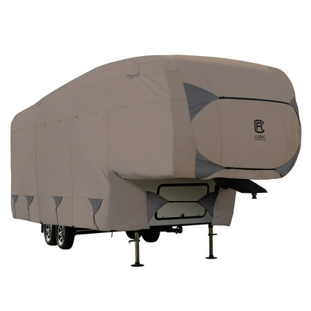 Classic Accessories 41'-43' Brown 5th Wheel Trailer Cover, Encompass