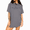 Grey, variant on Women's Divine Mother Calling Thin Lavender Devotional Household Script Short Sleeve Crewneck white Tops