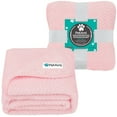 thumbnail image 2 of PetAmi Waterproof Dog Blanket, Leakproof Puppy Blanket for Medium Large Dogs, Furniture Sofa Couch Cover Protector, Fleece Pet Throw for Indoor Cat Kitten, Reversible Washable Soft Plush, 40x60 Pink, 2 of 7