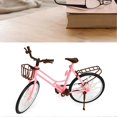 thumbnail image 3 of Bike Model Plastic Simulated Bicycle Model Lifelike Decorative Miniature Bike Desk Ornament Interactive Bike Toy for Desktop Shelf, 3 of 4