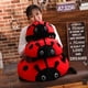 thumbnail image 5 of onlyliua para Interior/Exterior Cojín de Peluche con Forma de Mariquita, Escarabajo y Estrella., 5 of 7